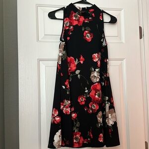 Smock neck mini dress